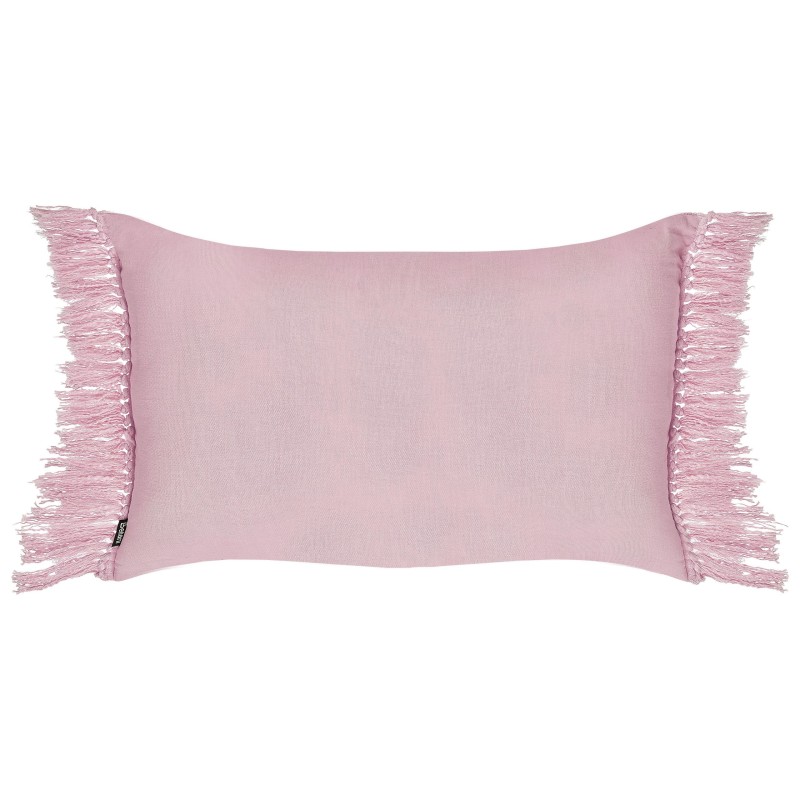 Zestaw 2 poduszek dekoracyjnych TANSY Bawełna 40 x 60 cm Różowy Jednolity