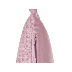 Zestaw 2 poduszek dekoracyjnych TANSY Bawełna 40 x 60 cm Różowy Jednolity