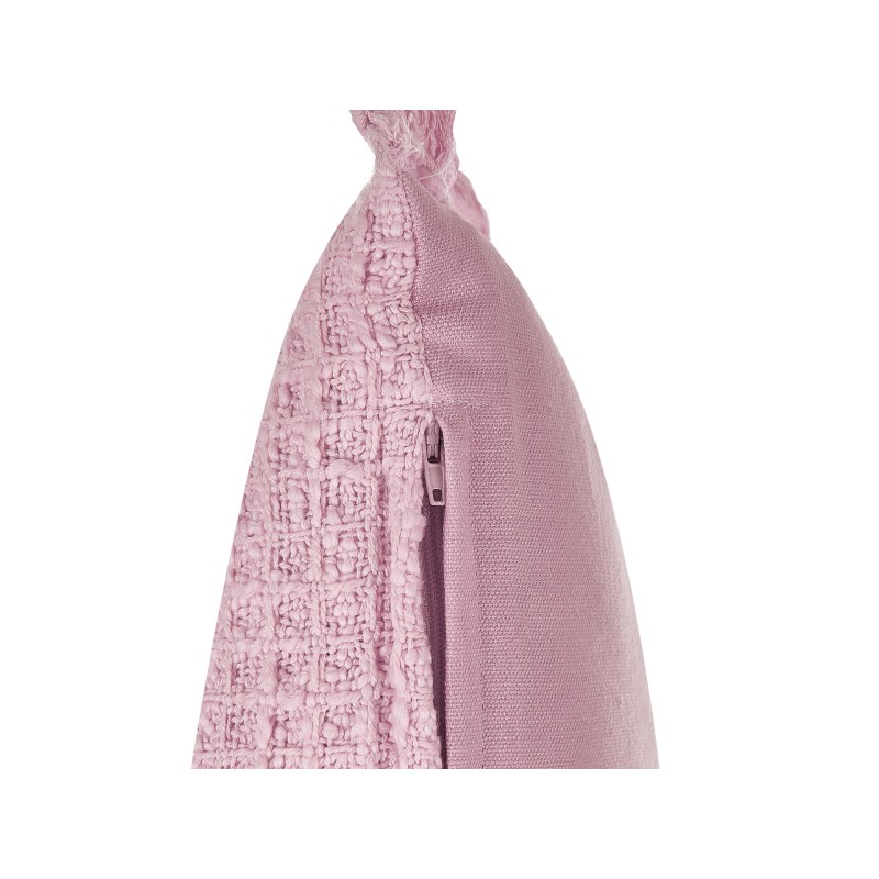 Zestaw 2 poduszek dekoracyjnych TANSY Bawełna 40 x 60 cm Różowy Jednolity