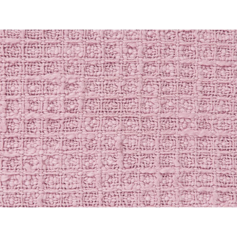 Zestaw 2 poduszek dekoracyjnych TANSY Bawełna 40 x 60 cm Różowy Jednolity