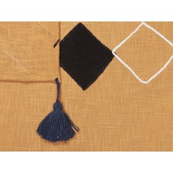 Koc SHIMLA Bawełna 130 x 180 cm Pomarańczowy