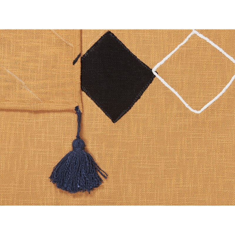 Koc SHIMLA Bawełna 130 x 180 cm Pomarańczowy