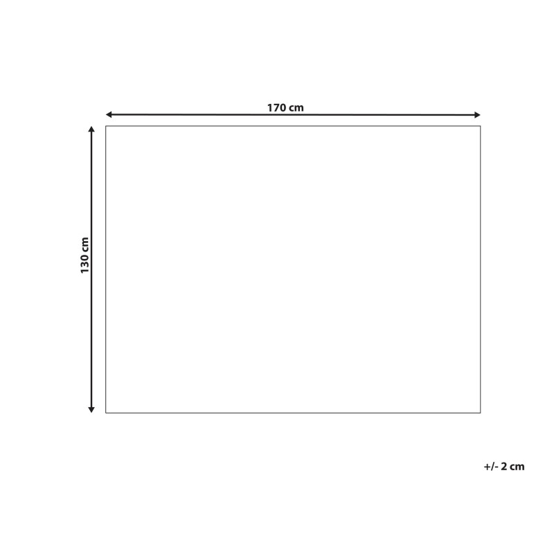 Koc CHILARI Bawełna 130 x 170 cm Beżowy