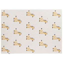 Koc CHILARI Bawełna 130 x 170 cm Beżowy