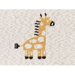 Koc CHILARI Bawełna 130 x 170 cm Beżowy