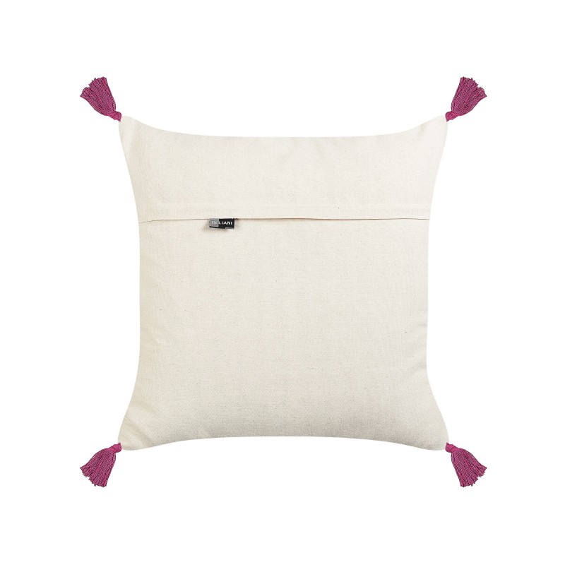 Zestaw 2 poduszek dekoracyjnych RAIGANJ Bawełna 50 x 50 cm Kolorowy Wzór abstrakcyjny