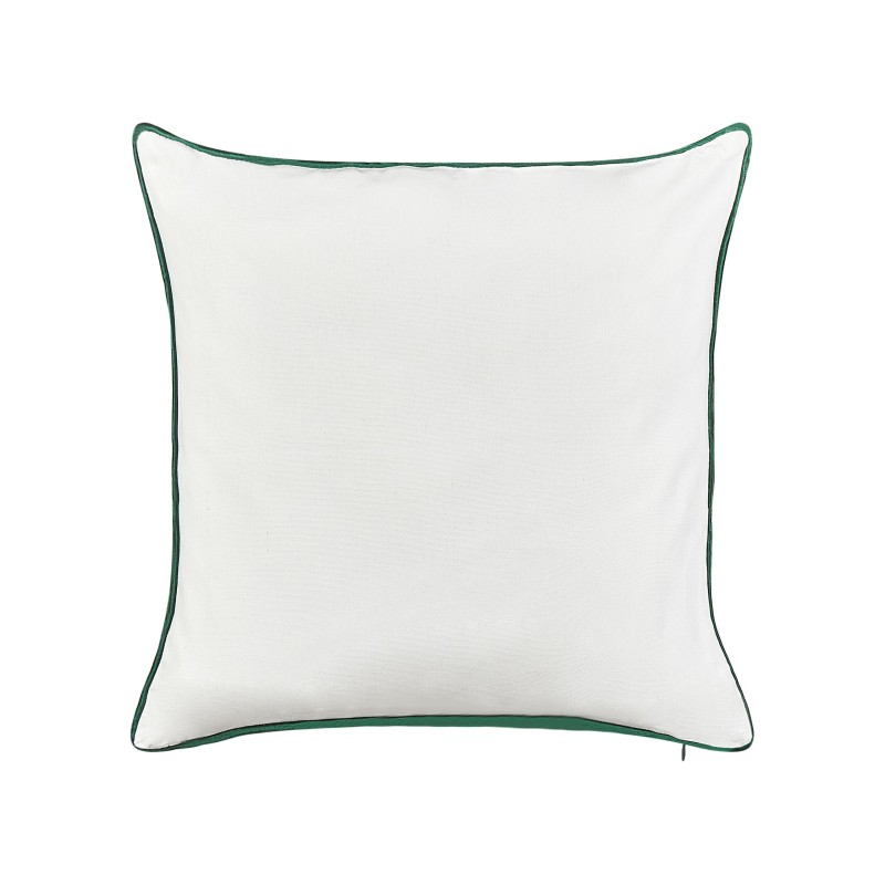 Zestaw 2 poduszek dekoracyjnych JOYCANDY Bawełna 45 x 45 cm Biały Wzór świąteczny