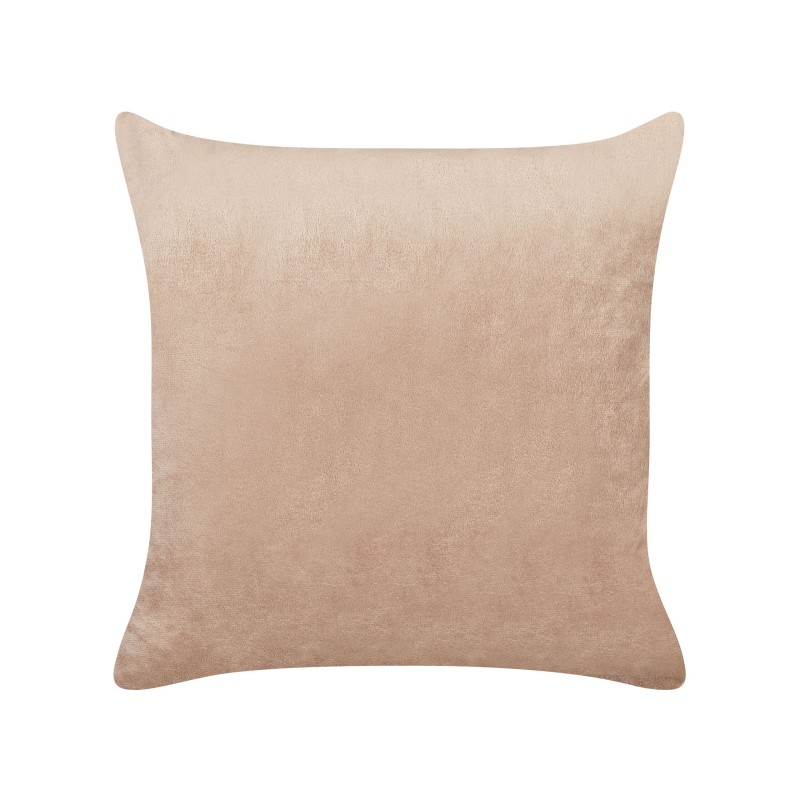 Zestaw 2 poduszek dekoracyjnych BAKIRA Sztuczne futro 45 x 45 cm Brązowy Wzór abstrakcyjny