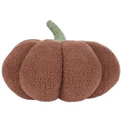 2 poduszki dekoracyjne boucle dynia ⌀ 35 cm brązowe MUNCHKIN