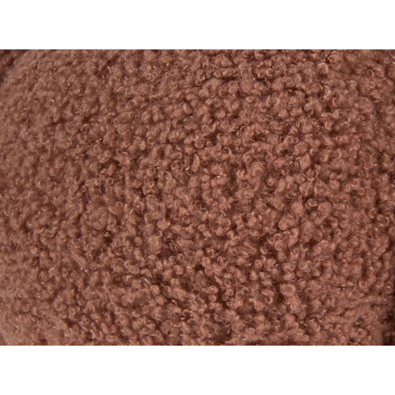 2 poduszki dekoracyjne boucle dynia ⌀ 35 cm brązowe MUNCHKIN