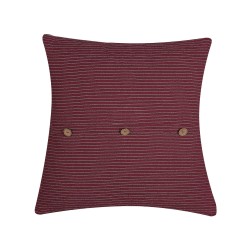 Zestaw 2 poduszek dekoracyjnych CAMPANULA 43 x 43 cm Czerwony Jednolity