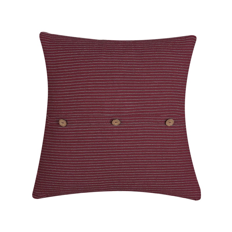 Zestaw 2 poduszek dekoracyjnych CAMPANULA 43 x 43 cm Czerwony Jednolity