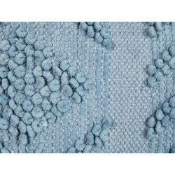 Zestaw 2 poduszek dekoracyjnych VALVARIA Bawełna 30 x 50 cm Niebieski Wzór zygzak