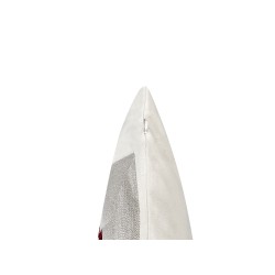 2 poduszki welurowe motyw świąteczny 45 x 45 cm białe JELLIES