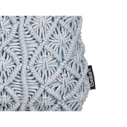 Zestaw 2 poduszek dekoracyjnych GOREME Boucle 45 x 45 cm Niebieski Wzór geometryczny