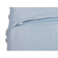 Zestaw 2 poduszek dekoracyjnych GOREME Boucle 45 x 45 cm Niebieski Wzór geometryczny