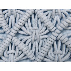 Zestaw 2 poduszek dekoracyjnych GOREME Boucle 45 x 45 cm Niebieski Wzór geometryczny