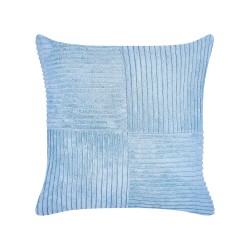 Zestaw 2 poduszek dekoracyjnych MILLET Sztruks 43 x 43 cm Niebieski Wzór geometryczny