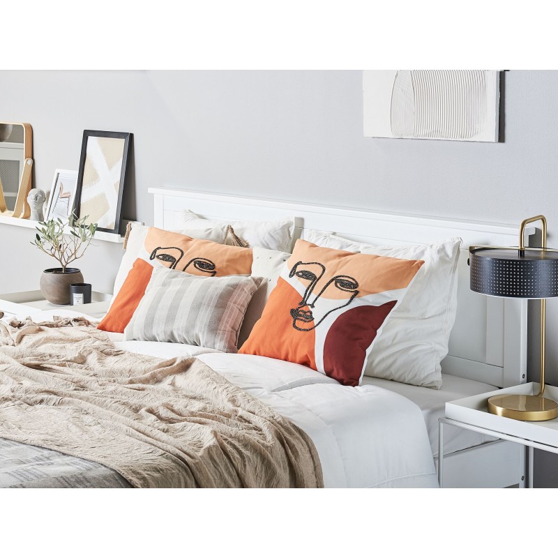 Poduszka dekoracyjna RUDBEKIA 45 x 45 cm Kolorowy Wzór abstrakcyjny