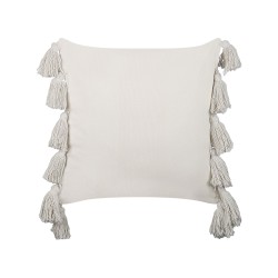 Poduszka dekoracyjna ROCHEA Bawełna 45 x 45 cm Czarny W paski