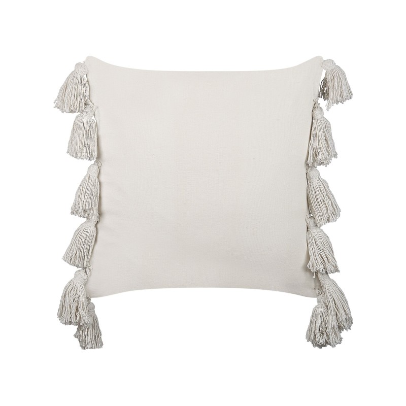 Poduszka dekoracyjna ROCHEA Bawełna 45 x 45 cm Czarny W paski