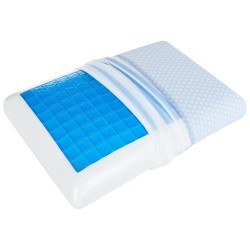 Poduszka EMIN Wysoka Pianka memory 40 x 60 cm Biały