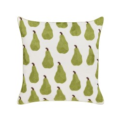 Zestaw 2 poduszek dekoracyjnych TRACHELIUM 45 x 45 cm Zielony Wzór roślinny