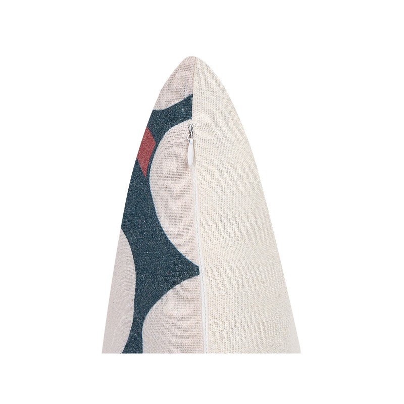 Zestaw 2 poduszek dekoracyjnych SESBANIA 45 x 45 cm Kolorowy Wzór kwiatowy