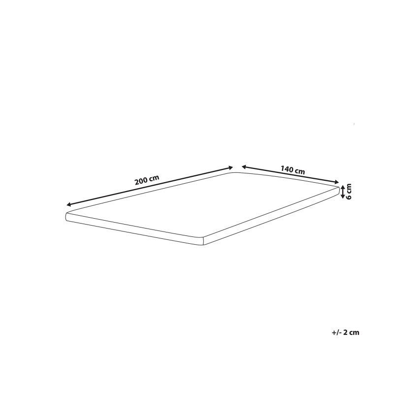 Materac nawierzchniowy COMFY 140 x 200 cm