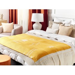 Koc JALKINI 130 x 170 cm Żółty