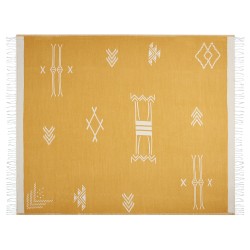 Koc JALKINI 130 x 170 cm Żółty