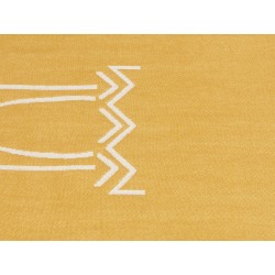 Koc JALKINI 130 x 170 cm Żółty