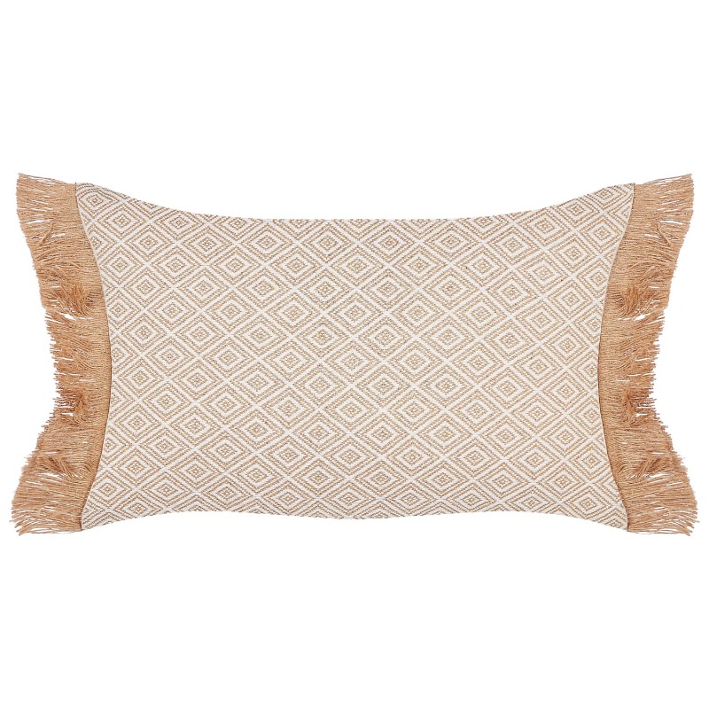 Zestaw 2 poduszek dekoracyjnych BOATH 30 x 50 cm Beżowy Jednolity