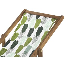 Zestaw 2 wymiennych tkanin do leżaków ogrodowych ANZIO/AVELLINO Zielony