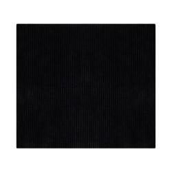 Narzuta na łóżko RAKYA Sztuczne futro 200 x 220 cm Czarny