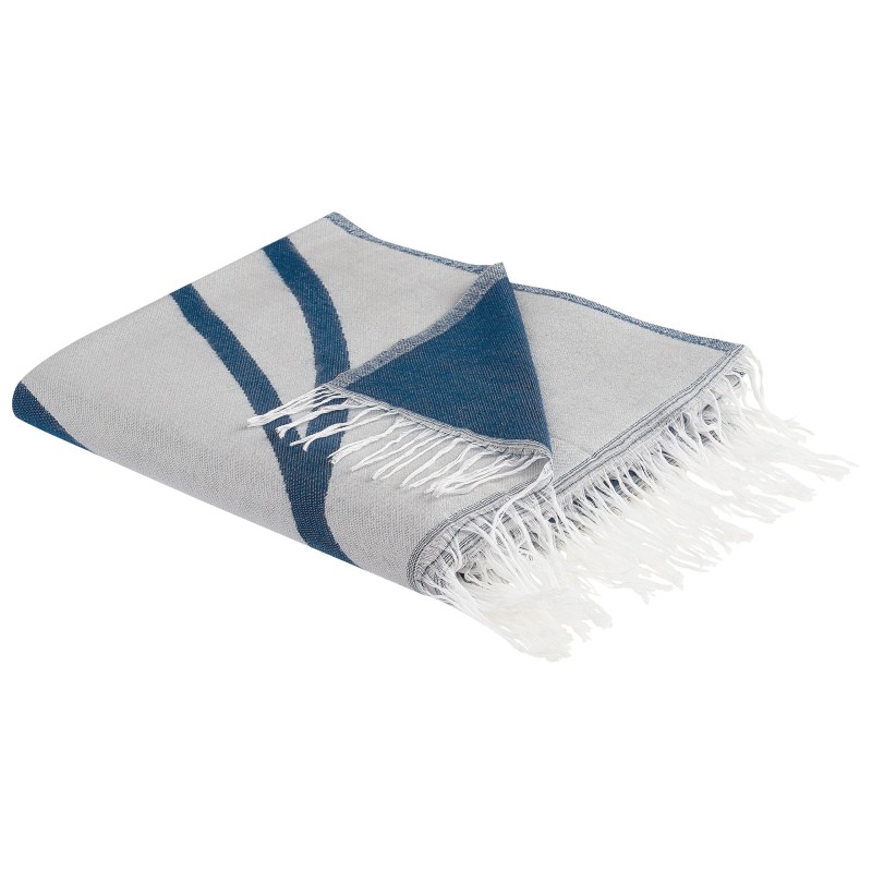 Koc HAPREK 130 x 170 cm Niebieski