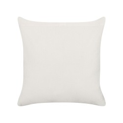 Poduszka dekoracyjna WOODI Bawełna 45 x 45 cm Żółty Wzór geometryczny