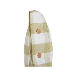 Poduszka dekoracyjna TAMNINE 40 x 60 cm Jasnozielony W kratkę