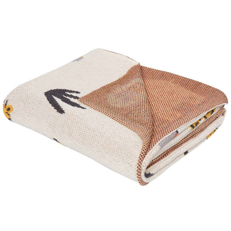 Koc SAMEO Bawełna 130 x 170 cm Kolorowy