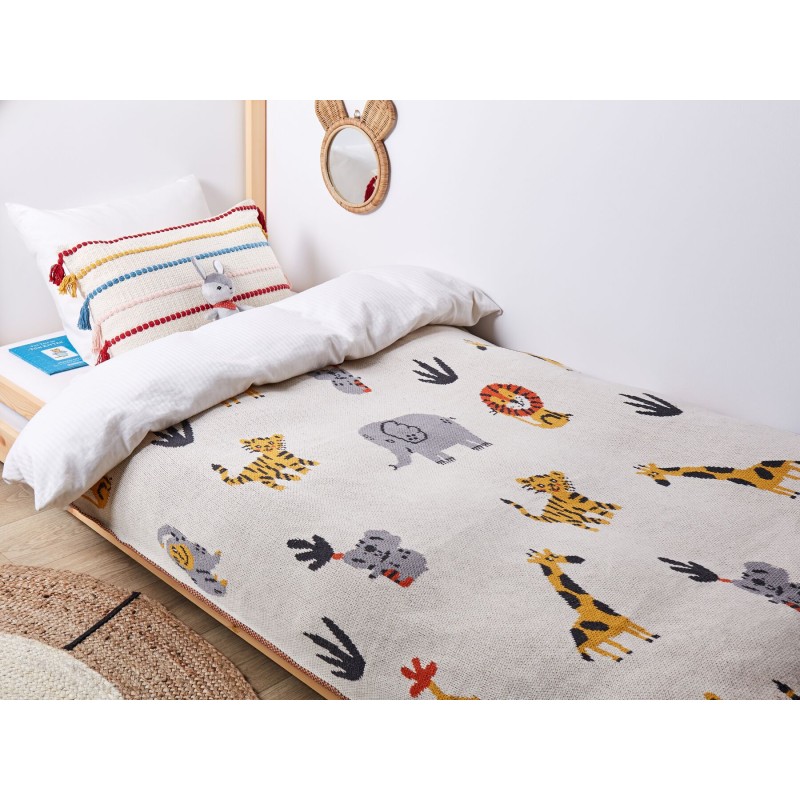 Koc SAMEO Bawełna 130 x 170 cm Kolorowy