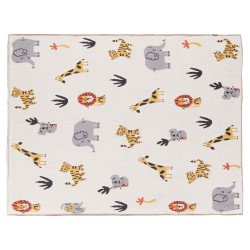 Koc SAMEO Bawełna 130 x 170 cm Kolorowy