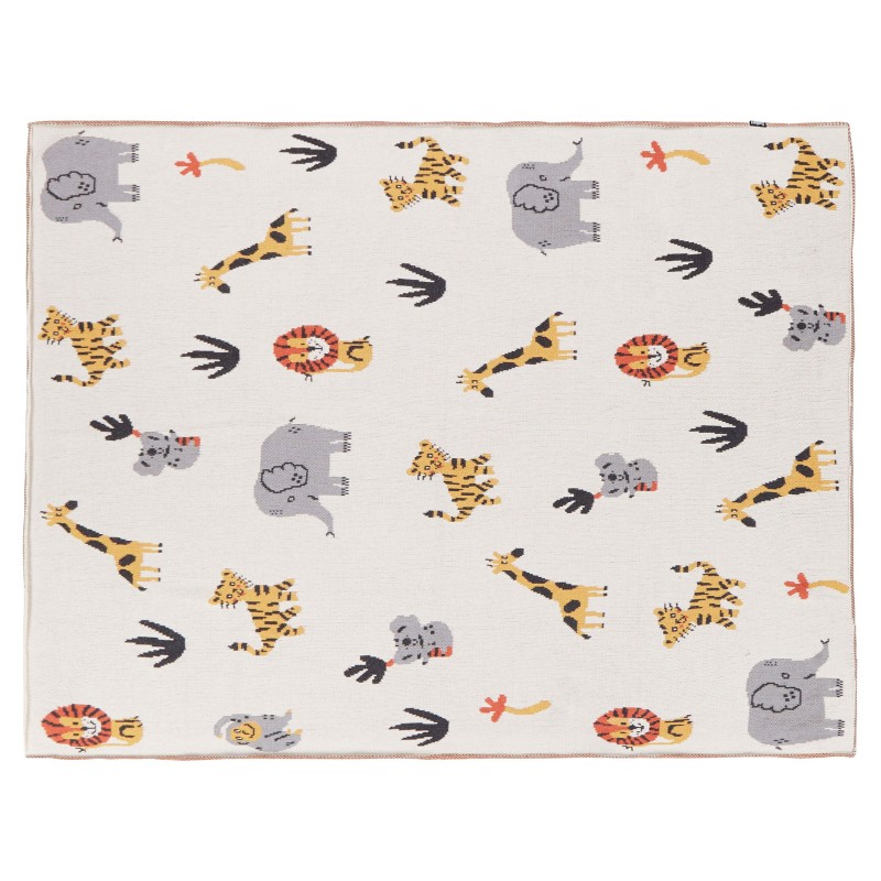 Koc SAMEO Bawełna 130 x 170 cm Kolorowy