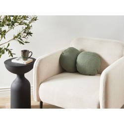 Zestaw 2 poduszek dekoracyjnych RUTABAGA Boucle 30 x 30 cm Zielony Jednolity