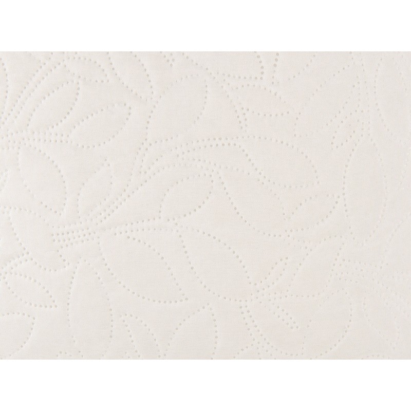 Narzuta na łóżko z poduszkami RUDKHAN 140 x 210 cm Kremowy