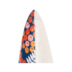 Zestaw 2 poduszek dekoracyjnych SUMAC Welur 45 x 45 cm Kolorowy Wzór roślinny