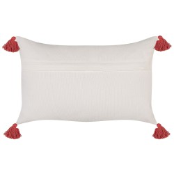 Zestaw 2 poduszek dekoracyjnych ANTHEMIS Bawełna 30 x 50 cm Czerwony Wzór orientalny