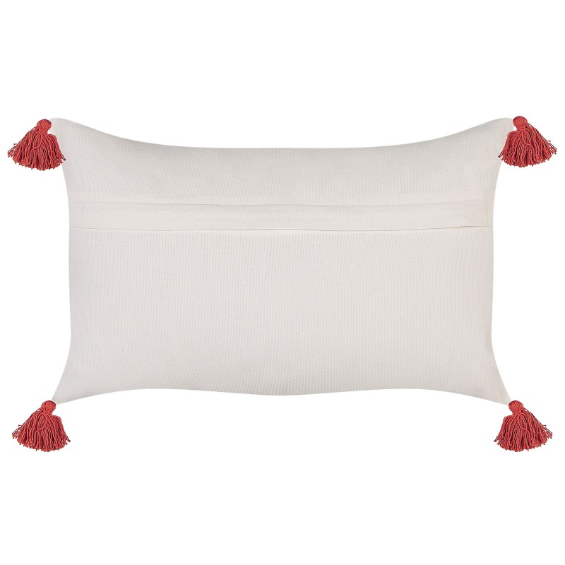 Zestaw 2 poduszek dekoracyjnych ANTHEMIS Bawełna 30 x 50 cm Czerwony Wzór orientalny