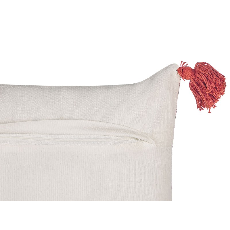 Zestaw 2 poduszek dekoracyjnych ANTHEMIS Bawełna 30 x 50 cm Czerwony Wzór orientalny