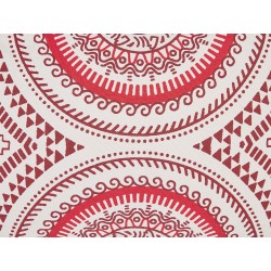 Zestaw 2 poduszek dekoracyjnych ANTHEMIS Bawełna 30 x 50 cm Czerwony Wzór orientalny