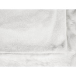 Koc TOURZA 180 x 220 cm Biały